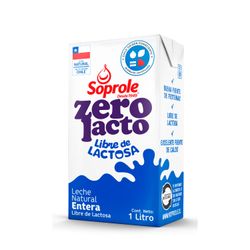 Leche Soprole Sin Lactosa Entera 1 L