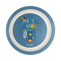 Plato de Melamina Smileyworld Azul