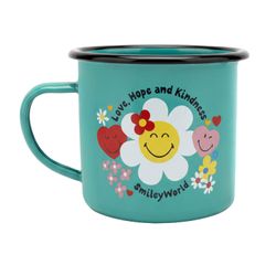 Mug Enlozado Smileyworld Verde 450 ml