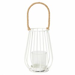 Farol Metal Blanco M
