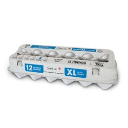 Huevos Cuisine & Co Extra Grandes Blancos 12 un.