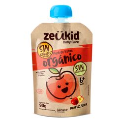 Puré Orgánico Zeukid Manzana 90 g
