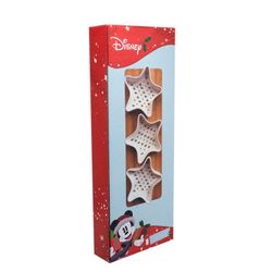 Set 3 Platos Estrella Aperitivo Navidad