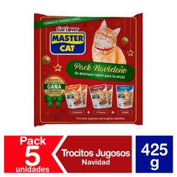 Alimento Húmedo Trocitos Navidad 85 g 5 un.