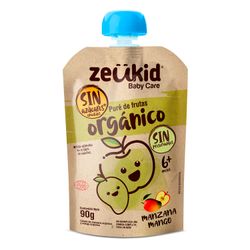 Puré Orgánico Zeukid Manzana y Mango 90 g
