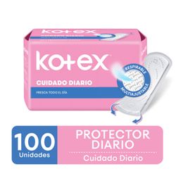 Protectores Diarios Kotex Cuidado Diario 100 un.
