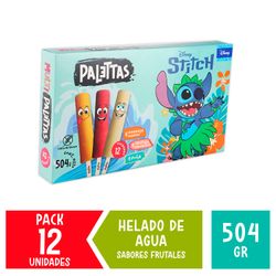 Helado Palettas Multipack Sabores Frutales 12 un.