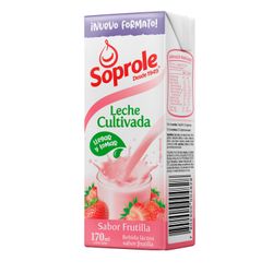 Leche Cultivada Soprole Frutilla 170 ml