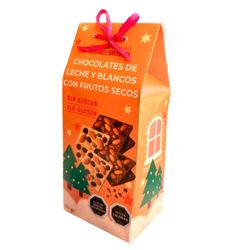 Casita de Chocolate de Leche y Blanco 130 g