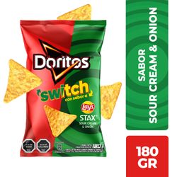 Snack Doritos Switch Sabor Crema y Cebolla 180 g