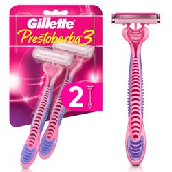 Máquina de Afeitar Mujer Gillette Prestobarba3 2 un.