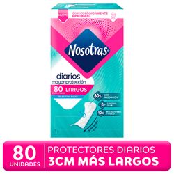 Protectores Diarios Nosotras Largo 80 un.