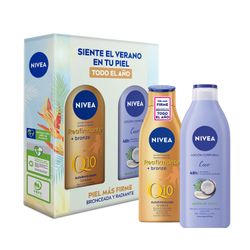Crema Corporal Nivea Body Bronze Coco 400 ml + 400 ml