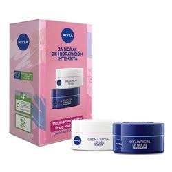 Crema Nivea Hidratante Facial Piel Seca 50 ml + Noche 50 ml
