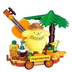 Bloques de Construcción Pompompurin En La Playa 119 Piezas