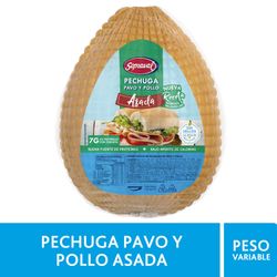 Pechuga de Pavo y Pollo Asada Granel