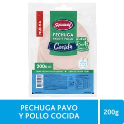 Pechuga de Pavo y Pollo Sopraval Cocida 200 g - Jumbo - $2.793