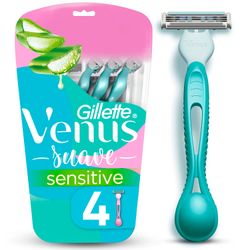 Máquina de Afeitar Venus Suave Sensitive 4 un.