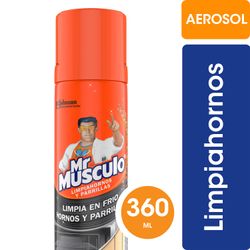 Limpiahornos Mr. Músculo Espuma Aerosol 360 cc