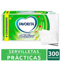 Servilletas Favorita Práctica Cockatil 300 un.