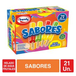 Helado Multipack Sabores Trendy 54 g 21 un.
