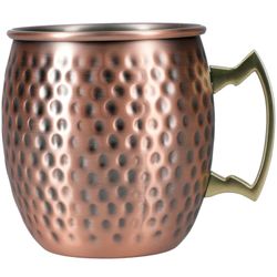 Mug La Hacienda Acero Martillado Cobre