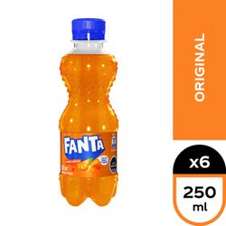Pack 6 un. Bebida Fanta 250 cc