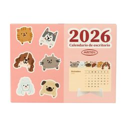 Calendario de Escritorio Tarjetas Pets