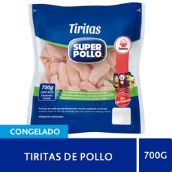 Tiritas de Pechuga Super Pollo Congelado 700 g