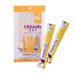 Snack Gato Stay Happy Creamy Pollo 56 g