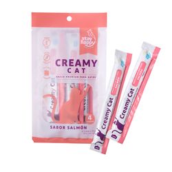 Snack Gato Stay Happy Creamy Salmón 56 g
