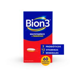Multivitaminico con Probióticos Bion3 60 Comprimidos