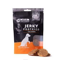 Snack Perro Jerky Proteico Stay Happy Salmón 80 g