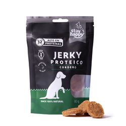 Snack Perro Proteíco Stay Happy Jerky Vacuno 80 g