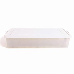 Caja Organizadora 34 L Color Transparente Piedra