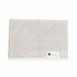 Piso de Baño Shaggy Microfibra 40 x 60 cm Ecru