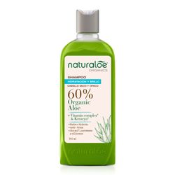 Shampoo Naturaloe Hidratación y Brillo 350 ml