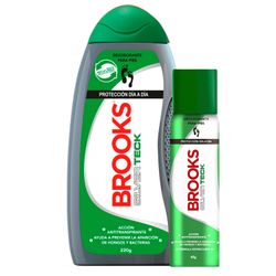 Talco para Pies Brooks 220 g + Spray 45 g
