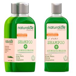 Pack Naturaloe Control Caída: Shampoo + Acondicionador