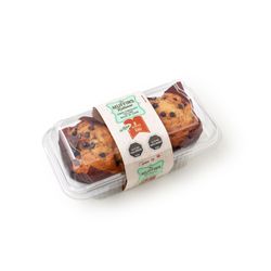 Muffins Vainilla Chips Relleno Dulce Leche 2 un.