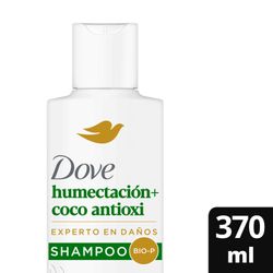 Shampoo Dove Humectación Coco Antioxidante 370 ml
