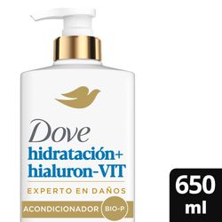 Bálsamo Dove Hidratación + Ácido Hialurónico y Vitamina 650 ml