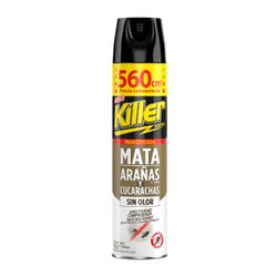Insecticida Killer Arañas y Cucarachas Sin Olor 560 cc