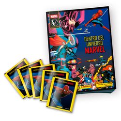 Álbum + 5 Sobres Marvel Comics