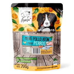 Alimento Húmedo Perro Ama Pet Pollo y Atún 200 g