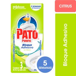 Limpiador Inodoro Pato Purific Adhesivo Cítrico