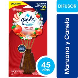 Aromatizante Difusor Ambiental Glade Manzana Canela Varitas 100 ml