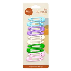 Set 10 Trabas Colores Beauty Care