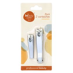 Pack 2 Cortauñas Manos y Pies Beauty Care