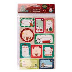 Set de 2 Hojas de Stickers Navidad Colores 10 un.